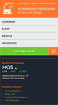 Mobile Screenshot of hornbeckoffshore.com